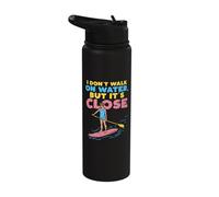 Funny Stand Up Paddle Boarding Watersport Paddles Surfboard Stainless Steel Insulated Water Bottle
