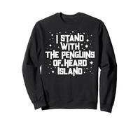 Funny Stand With the Penguins of Heard Island Political Meme Sweatshirt