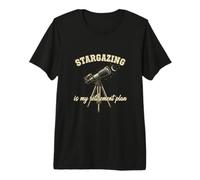 Funny Stargazing is My Retirement Plan Stargazing Lover Premium T-Shirt