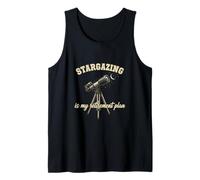 Funny Stargazing is My Retirement Plan Stargazing Lover Tank Top