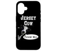 Funny State Of New Jersey Cow Quirkey Lighthearted Apparel Case for iPhone 16