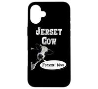 Funny State Of New Jersey Cow Quirkey Lighthearted Apparel Case for iPhone 16 Plus