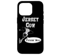 Funny State Of New Jersey Cow Quirkey Lighthearted Apparel Case for iPhone 16 Pro