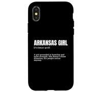 Funny State Pride Arkansas Girl Southern Roots Defintion Case for iPhone X/XS