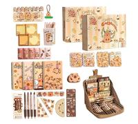 Funny Stationery Capibara - School Supplies Set 30x23x10cm, ABS Cloth Paper, Creative Drawing Writing Tools | Animal Cartoon Kits for Kids, Teens, R