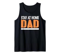 Funny Stay at Home Dad Humor Proud Fathers Remote Life Tank Top
