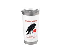 Funny Stealing Insights Crow Business Intelligence Analyst Stainless Steel Insulated Tumbler