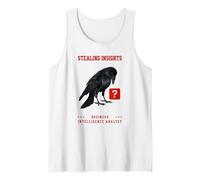 Funny Stealing Insights Crow Business Intelligence Analyst Tank Top