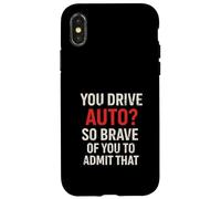 Funny Stick Shift Manual Driving Gear Control Case for iPhone X/XS