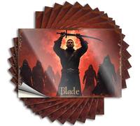 Funny Sticker Blade: The Shadow Warrior's Rise Stickers 10Pcs Bumper Sticker Family Car Stickers for Back Window(6X9CM)