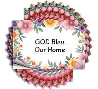 Funny Sticker God Bless Our Home. Stickers 10Pcs Garage Signs for Men Funny Adult Humor Stickers(12X18CM)