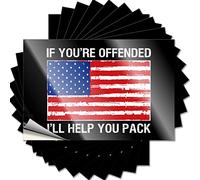 Funny Sticker If You're Offended I'll Help You Pack Funny Sticker 10 Pcs Car Accessories Inappropriate Stickers(6X9CM)