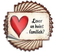 Funny Sticker Love, Marriage, and Family: A Heartfelt Journey Stickers 10Pcs Decor for Man Cave Prank Stickers for Adults(12X18CM)