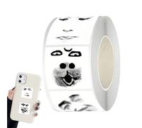 Funny Sticker Roll - 2.2 cm 500 Pieces Self-Adhesive Stickers | Funny Sticker Rolls, for Kids, Birthday School, Holiday, Office, Party, Laptop Phone, Notebook, Skateboard, Bottle Cup, Stick