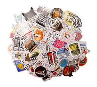 Funny Stickers Set, 130 Pieces Prank Meme Stickers Waterproof Cool and Humorous Bookish Sticker with Dark Humour Quotes, Animal Saying Sticker for Laptop Ebook Reader Water Bottle