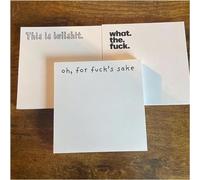 Funny Sticky Note, F*ck Black Sticky Notes, for F*ck's Sake Sticky Note, Funny Gift, to Do List, Checklist, Funny Notepad, Best Friend Gift, Office Notes (Mixed 3Pcs)
