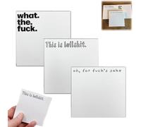 Funny Sticky Note, Fuck Black Sticky Notes, for Fuck's Sake Sticky Note, Creative Sticky Notes,Funny Gift, to Do List, Checklist, Funny Notepad, Best Friend Gift, Office Notes (oh for)