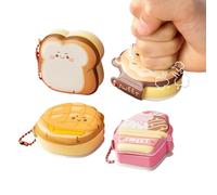 Funny Sticky Notes, Sticky Note Set - Cute Stationary Sticky Notes Tension Relief - 4x Meo Pads Self-Attack, School Supplies, Cartoon Desk Decor for School Home Office