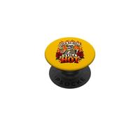 Funny Still Hot Skull Flames Gothic Birthday Aging Humor PopSockets Adhesive PopGrip