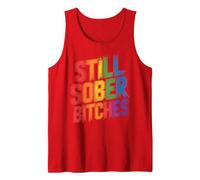 Funny Still Sober Bitches AF AA NA Est Since Recovery Mom Tank Top