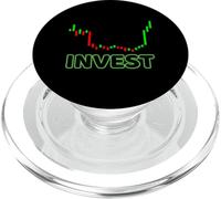 Funny Stock Market Invest Chart Green Red Bar Candle Memes PopSockets PopGrip for MagSafe