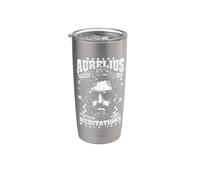 Funny Stoic Philosophy Marcus Aurelius Meditations Tour Stainless Steel Insulated Tumbler