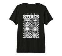 Funny Stoic Philosophy Stoics Stoicism Band Philosophers Premium T-Shirt