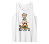 Funny Stoic Quote Philosophy Design Gift for Men Women Kids Tank Top