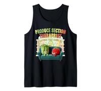 Funny Store Worker Tee Produce Section Therapist Lettuce Tank Top