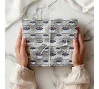 Funny Storm Cloud Adult Wrapping Paper - Rude Don’t Be A Thundercunt Gift Wrap Sheets, Cheeky Sweary Birthday, Novelty Offensive Wrap -193 (3 x Medium Sheets - 42 x 58cm / 15.7" x 22.8" inches)