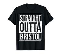Funny Straight Outta Bristol T Shirt Vintage Style T-Shirt