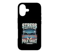 Funny Stress Is Caused By Not Doing Pole Vault Enough Case for iPhone 17