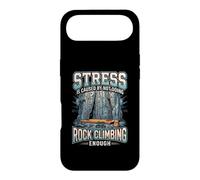 Funny Stress Is Caused By Not Doing Rock Climbing Enough Case for iPhone Air