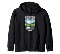 Funny Stress Is Caused By Not Playing Golf Enough Zip Hoodie