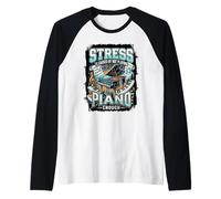 Funny Stress is Caused By Not Playing Piano Enough Raglan Baseball Tee