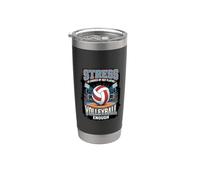 Funny Stress is Caused By Not Playing Volleyball Stainless Steel Insulated Tumbler