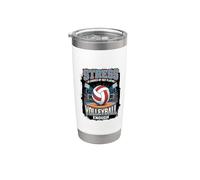 Funny Stress is Caused By Not Playing Volleyball Stainless Steel Insulated Tumbler