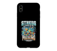 Funny Stress Is Caused By Not Puzzling Enough Case for iPhone XS Max
