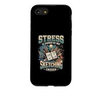 Funny Stress Is Caused By Not Sketching Enough Case for iPhone SE (2020) / 7/8