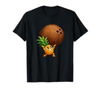 Funny Strong Pineapple Lifting Heavy Coconut T-Shirt