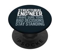 Funny Structural Engineer PopSockets Adhesive PopGrip
