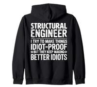 Funny Structural Engineer Zip Hoodie