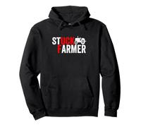 Funny Stuck Farmer Parody - Sarcastic Humor Pullover Hoodie