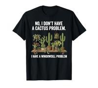 Funny Succulent Plant Cacti Hobby Botanist Indoor Gardening T-Shirt