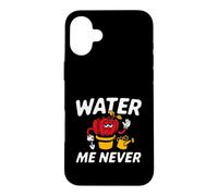 Funny Succulent Plant Killer Water Me Never Gardening Case for iPhone 16 Plus