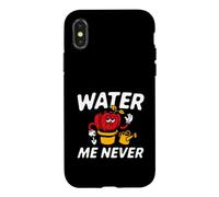 Funny Succulent Plant Killer Water Me Never Gardening Case for iPhone X/XS