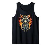 Funny Sugar Glider Riding a Motorcycle Sugar Glider Lovers Tank Top
