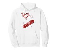 Funny Sugar Glider Skateboard Design Exotic Pet Lovers Pullover Hoodie