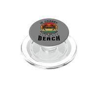 Funny Summer Crab Crabby Please Return to Beach Lover Retro PopSockets PopGrip for MagSafe