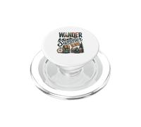 Funny Summer Hiking Wander Camping Mountain Nature PopSockets PopGrip for MagSafe